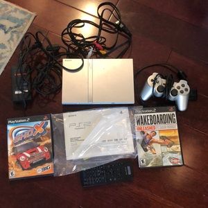 PS2 Slim silver